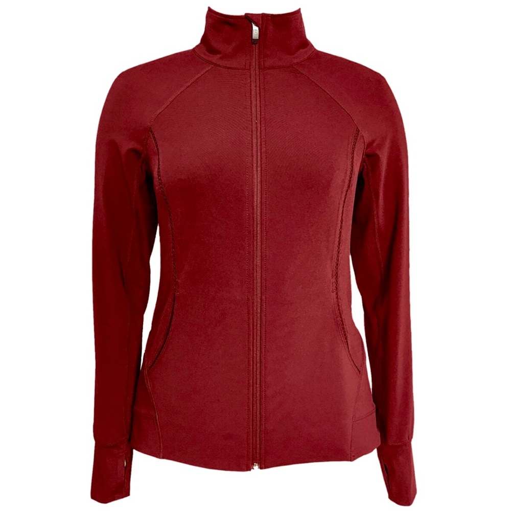 Tangerine workout jacket